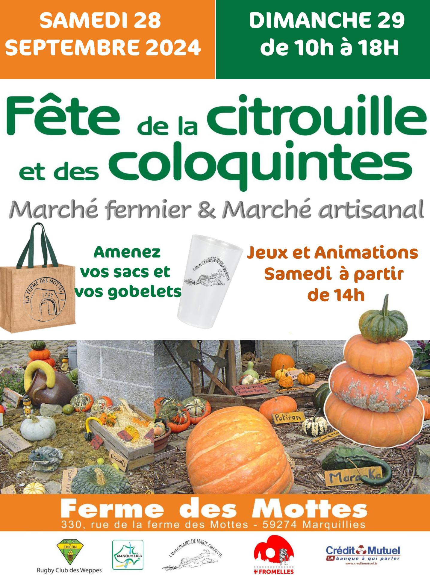 Affiche fete de la citrouille 2024